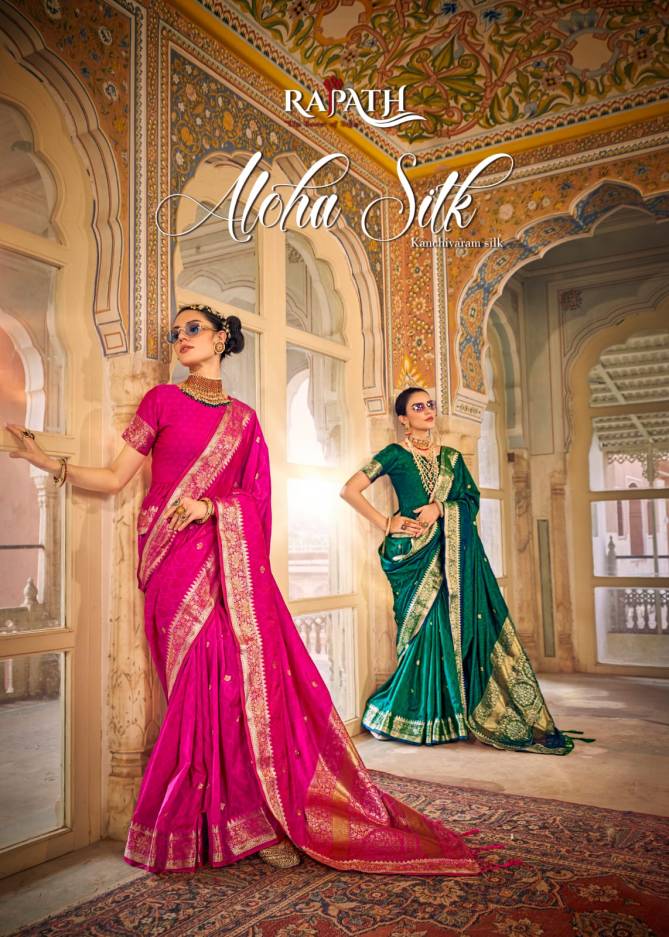 Rajpath Aloha Wedding Wear Wholesale Silk Saree Collection